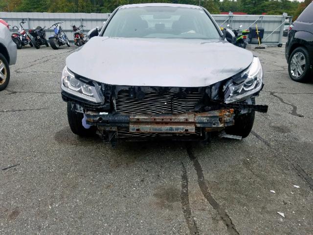 1HGCR2E37GA046982 - 2016 HONDA ACCORD LX SILVER photo 9