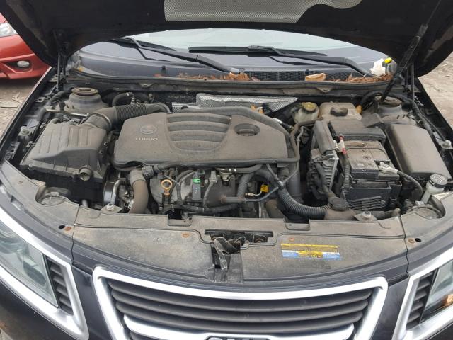 YS3GN4MR7B4000565 - 2011 SAAB 9-5 TURBO BLACK photo 7