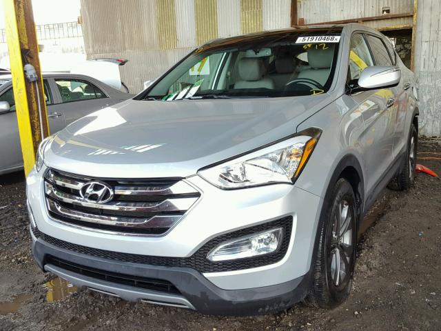 5XYZU3LB3DG062454 - 2013 HYUNDAI SANTA FE S SILVER photo 2