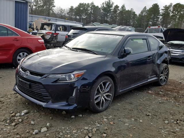 JTKJF5C71GJ020005 - 2016 TOYOTA SCION TC 蓝色 照片 2