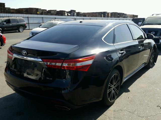 4T1BK1EB3FU154511 - 2015 TOYOTA AVALON XLE BLACK photo 4