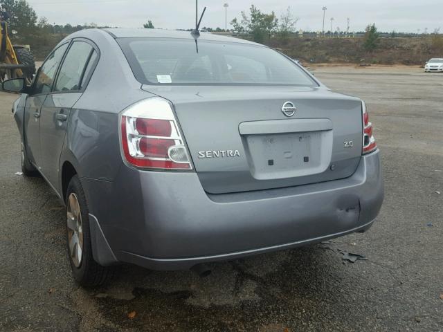 3N1AB61E67L604650 - 2007 NISSAN SENTRA 2.0 SILVER photo 3