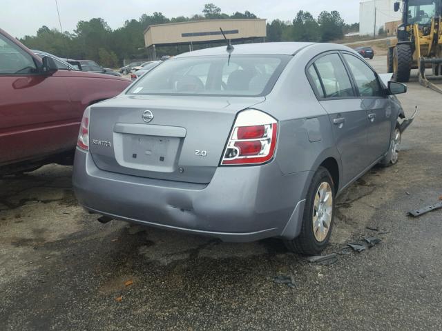 3N1AB61E67L604650 - 2007 NISSAN SENTRA 2.0 SILVER photo 4