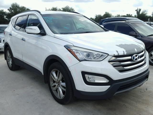 5XYZU3LA2DG070035 - 2013 HYUNDAI SANTA FE S WHITE photo 1