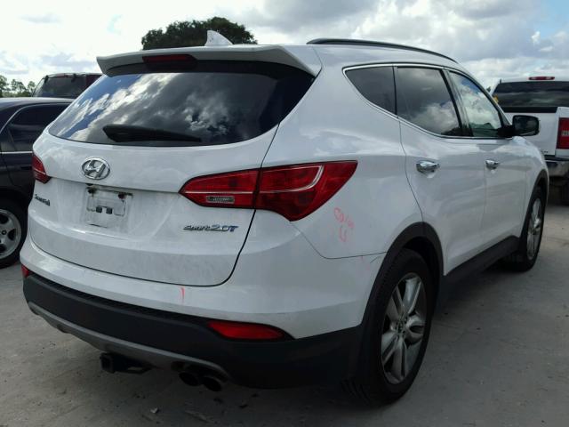 5XYZU3LA2DG070035 - 2013 HYUNDAI SANTA FE S WHITE photo 4