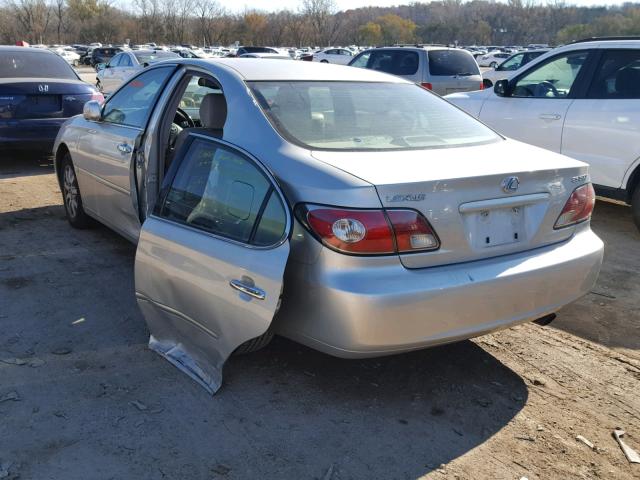 JTHBF30G536007757 - 2003 LEXUS ES 300 SILVER photo 3