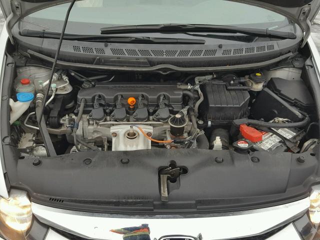 2HGFA1F04AH004605 - 2010 HONDA CIVIC EXL SILVER photo 7