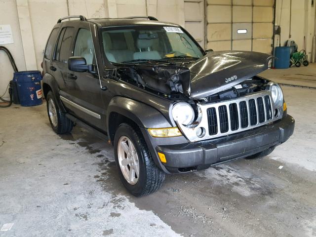 1J4GK58K06W100742 - 2006 JEEP LIBERTY LI GRAY photo 1