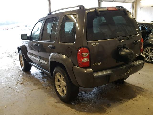 1J4GK58K06W100742 - 2006 JEEP LIBERTY LI GRAY photo 3