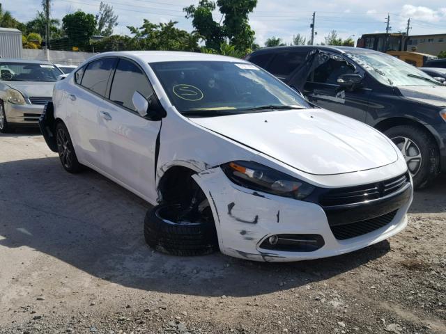 1C3CDFBBXGD529546 - 2016 DODGE DART SXT WHITE photo 1