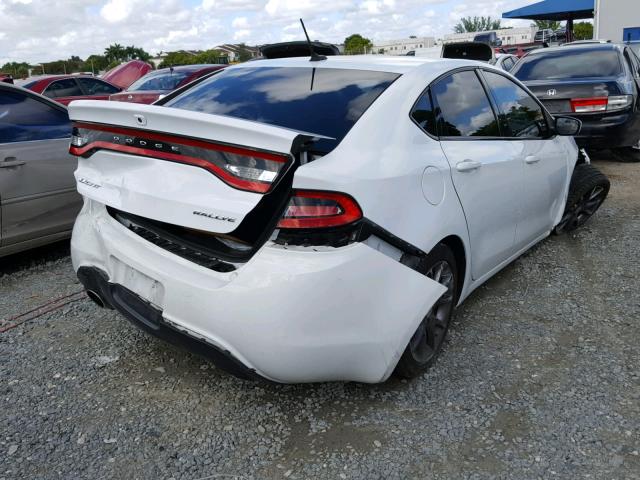 1C3CDFBBXGD529546 - 2016 DODGE DART SXT WHITE photo 4