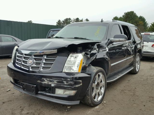 1GYFK66817R253655 - 2007 CADILLAC ESCALADE E BLACK photo 2