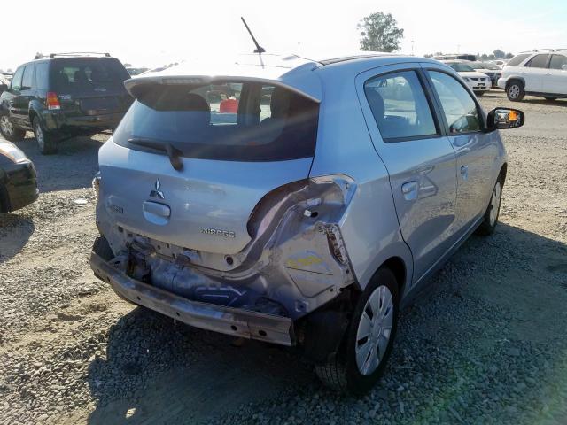 ML32A3HJ2FH009610 - 2015 MITSUBISHI MIRAGE DE SILVER photo 4