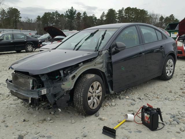 1G1PA5SG9E7143720 - 2014 CHEVROLET CRUZE LS BLACK photo 2