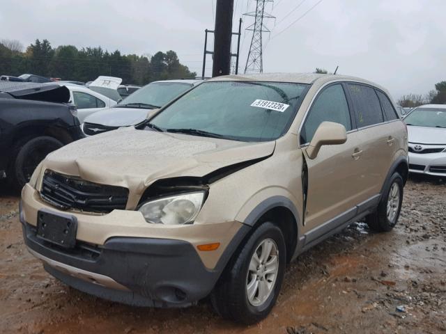 3GSCL33P98S537246 - 2008 SATURN VUE XE GOLD photo 2