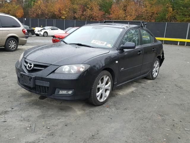 JM1BK323071714100 - 2007 MAZDA 3 S BLACK photo 2