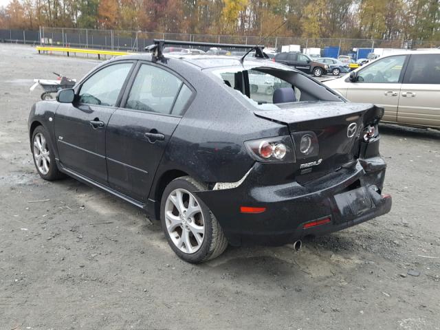 JM1BK323071714100 - 2007 MAZDA 3 S BLACK photo 3