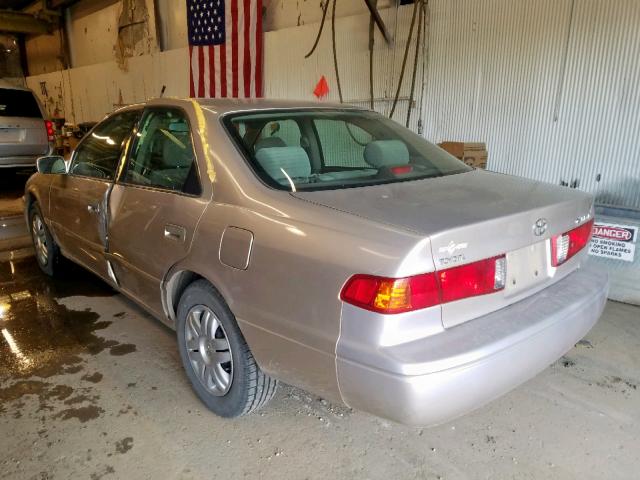 4T1BG22K11U814100 - 2001 TOYOTA CAMRY CE TAN photo 3