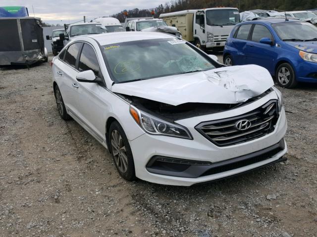 5NPE34AF4FH118894 - 2015 HYUNDAI SONATA SPO WHITE photo 1