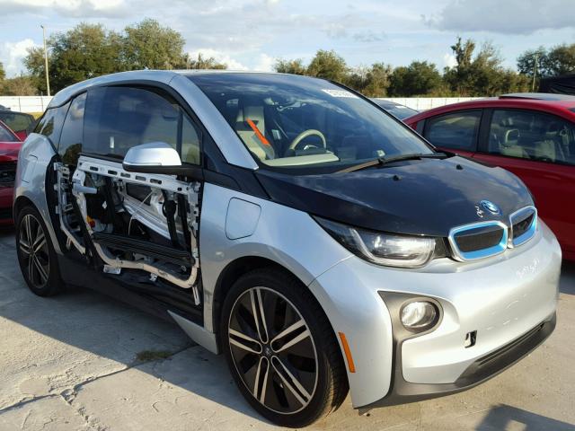 WBY1Z4C5XEVX63340 - 2014 BMW I3 REX SILVER photo 1