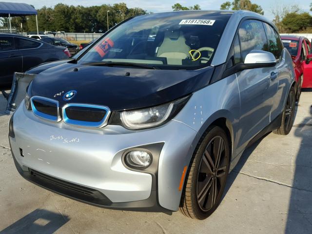 WBY1Z4C5XEVX63340 - 2014 BMW I3 REX SILVER photo 2