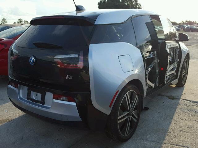 WBY1Z4C5XEVX63340 - 2014 BMW I3 REX SILVER photo 4