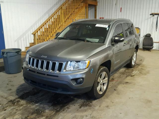 1C4NJCBA4CD626898 - 2012 JEEP COMPASS SP GRAY photo 2