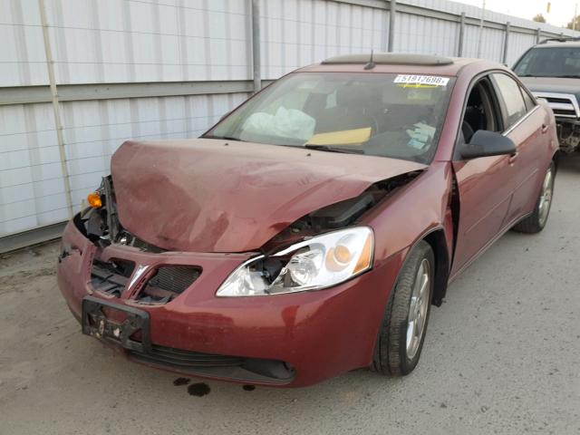 1G2ZH548454133118 - 2005 PONTIAC G6 GT RED photo 2