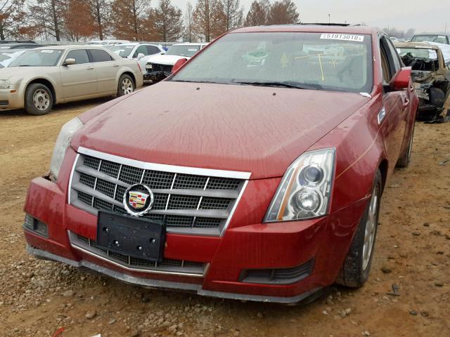 1G6DP57V080111819 - 2008 CADILLAC CTS HI FEA RED photo 2