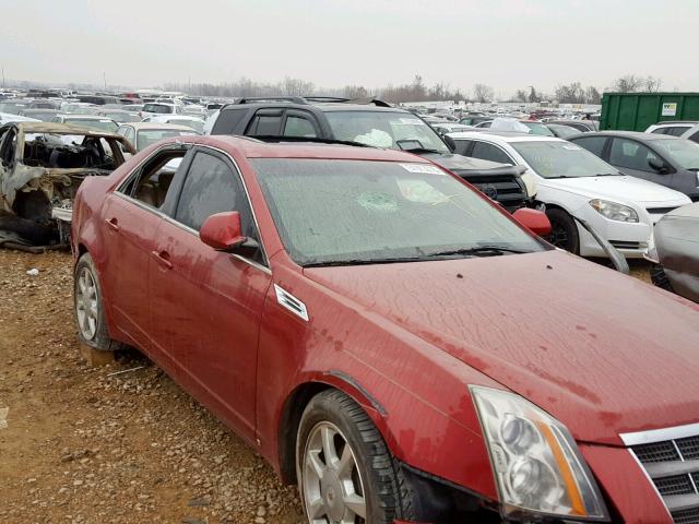 1G6DP57V080111819 - 2008 CADILLAC CTS HI FEA RED photo 9