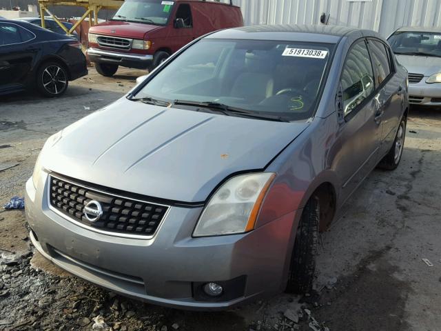 3N1AB61E67L691255 - 2007 NISSAN SENTRA 2.0 GRAY photo 2