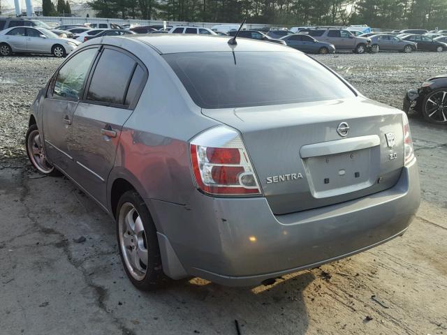 3N1AB61E67L691255 - 2007 NISSAN SENTRA 2.0 GRAY photo 3