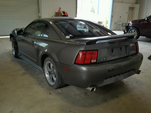 1FAFP42X74F128574 - 2004 FORD MUSTANG GT CHARCOAL photo 3