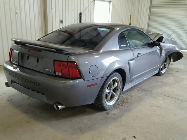 1FAFP42X74F128574 - 2004 FORD MUSTANG GT CHARCOAL photo 4