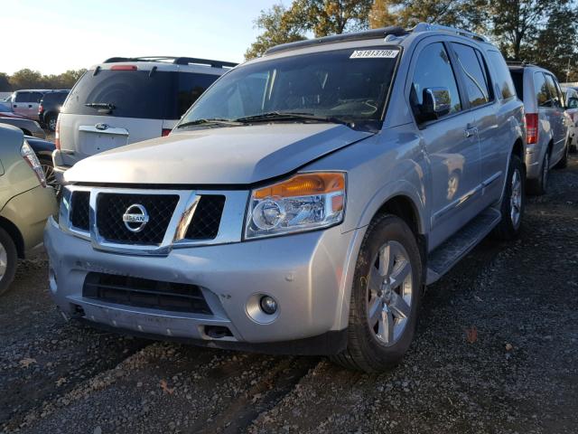 5N1AA0NE8BN601521 - 2011 NISSAN ARMADA PLA SILVER photo 2