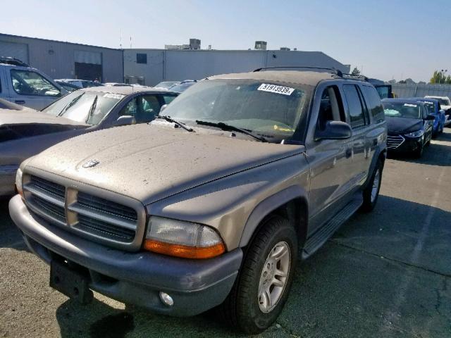 1D4HR38N13F614022 - 2003 DODGE DURANGO SP GOLD photo 2