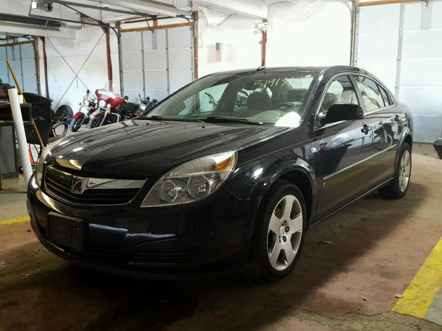 1G8ZS57N07F275773 - 2007 SATURN AURA XE BLACK photo 2