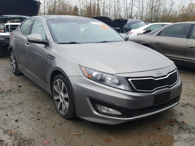 5XXGR4A67CG053702 - 2012 KIA OPTIMA SX GRAY photo 1