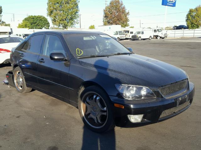 JTHBD182910009062 - 2001 LEXUS IS 300 BLACK photo 1