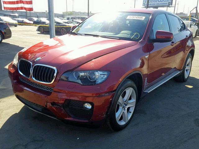 5UXFG2C56DL785524 - 2013 BMW X6 XDRIVE3 RED photo 2