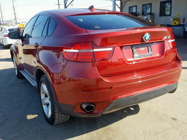 5UXFG2C56DL785524 - 2013 BMW X6 XDRIVE3 RED photo 3