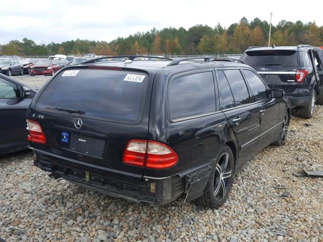 WDBJH65J82B433914 - 2002 MERCEDES-BENZ E 320 BLACK photo 4