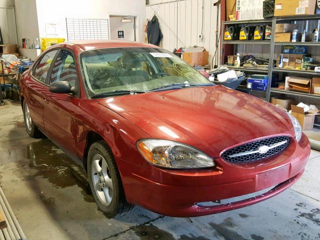 1FAFP55U51G267809 - 2001 FORD TAURUS SES RED photo 1