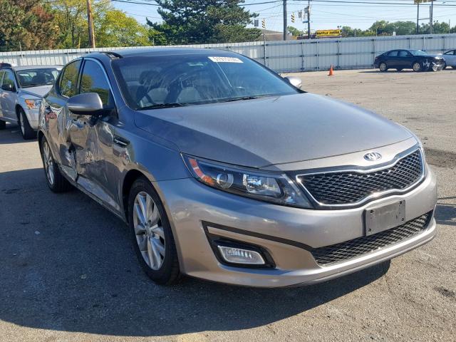 5XXGN4A73EG260725 - 2014 KIA OPTIMA EX GRAY photo 1