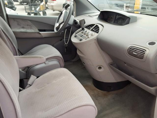 5N1BV28U25N118327 - 2005 NISSAN QUEST S GRAY photo 5