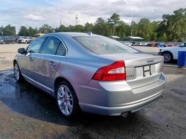 YV1AH852471021633 - 2007 VOLVO S80 V8 SILVER photo 3