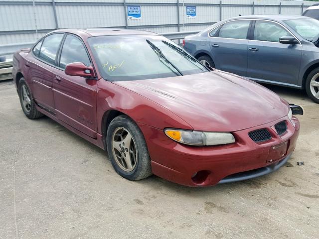 1G2WP52K62F175309 - 2002 PONTIAC GRAND PRIX Қызыл фото 1