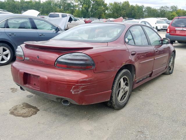 1G2WP52K62F175309 - 2002 PONTIAC GRAND PRIX Қызыл фото 4