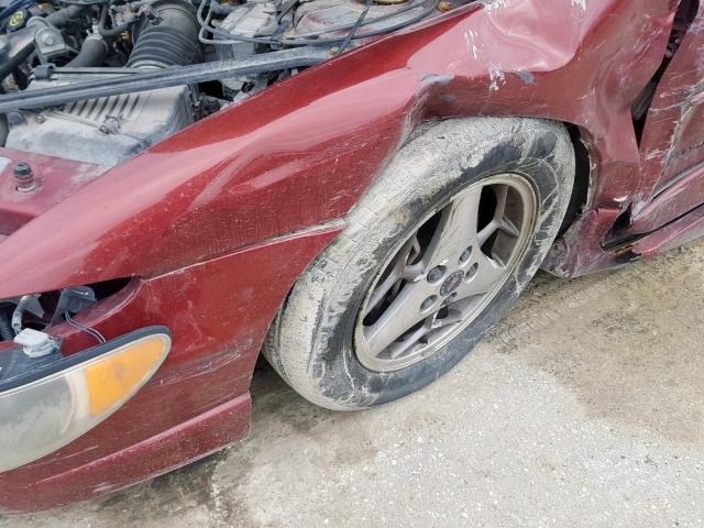 1G2WP52K62F175309 - 2002 PONTIAC GRAND PRIX Қызыл фото 9