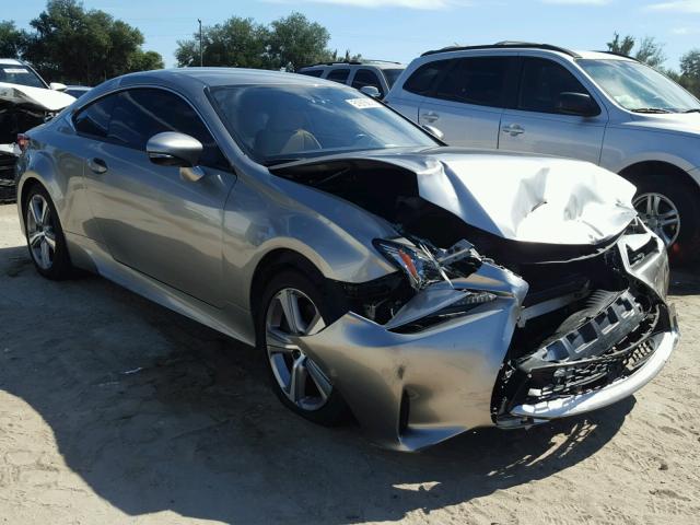 JTHHA5BC4G5002527 - 2016 LEXUS RC 200T GRAY photo 1